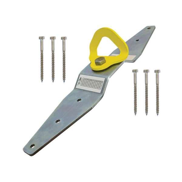 360° Roof Anchor, Includes (6) 1/4" x 3" stainless lag screws