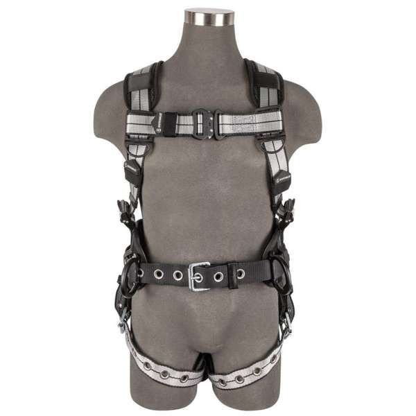 PRO+ Slate Construction Harness: Alu 3D, Alu QC Chest, TB Legs (L)