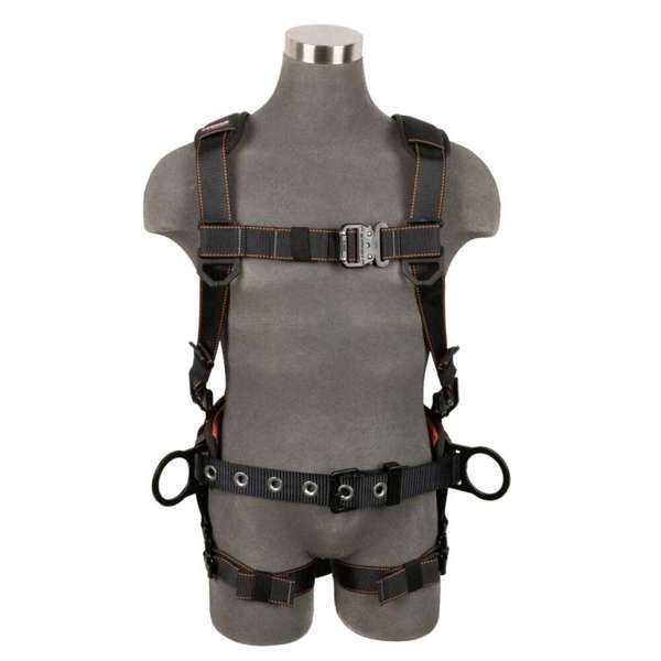 V-Select Construction Harness, 3 D-Ring, QC Chest/Legs