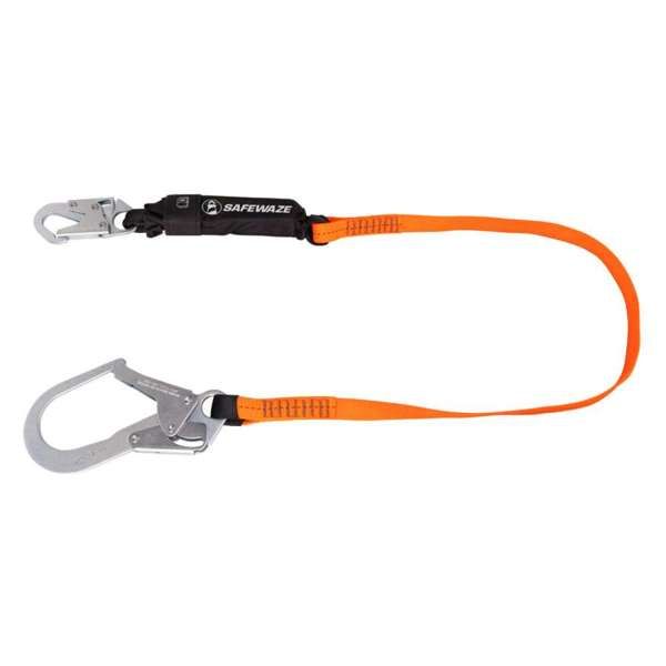 SafeWaze V-Line 6 Web Lanyard, Single Leg, Rebar Hook