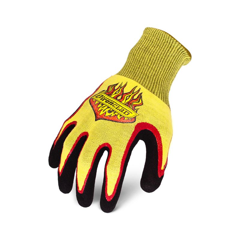 PYRO Knit Glove, Textured Neoprene Palm, Impermeable Nitrile-Neoprene Blene, Premium 15-Gauge Aramid Yarn, CutA2, Heat2, PER PAIR