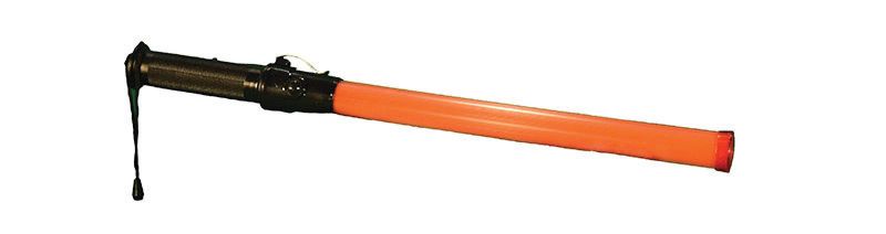 Cortina Safety Products 12" Red/Black led Traffic Baton 2 C Batteries