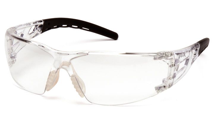 Fyxate Satety Glasses, Blk. Frame w/ Clear Anti-Fog Lens