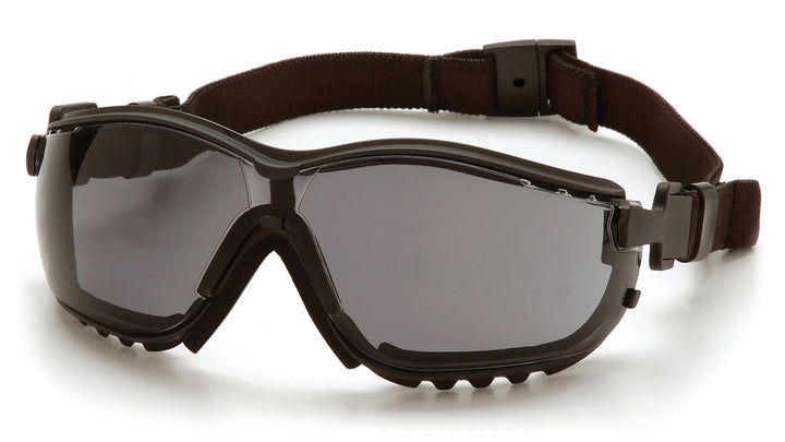 Gray H2X Anti-Fog Lens wit Black Strap/Temples, spoggle