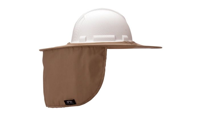 Collapsible Hard Hat Shade - Khaki Sun Shade