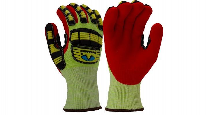 Pyramex Insulated, Cut A5, Impact 2, Puncture 4, Sandy Nitrile Palm
