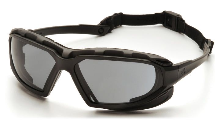 Higlander Plus, Gray H2X Anfi-Fog Lens with Black/Gray Frame, w/strap, spoggles