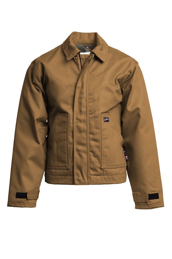 LAPCO FR Insulated Jacket, 12 oz. FR Quilted Lining, Khaki