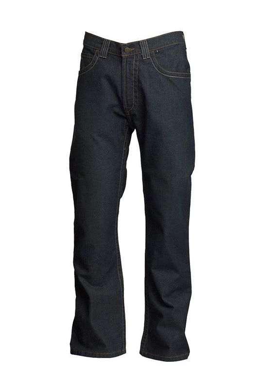 LAPCO 10 oz. 100% Cotton FR Jeans, Dirty Wash Denim