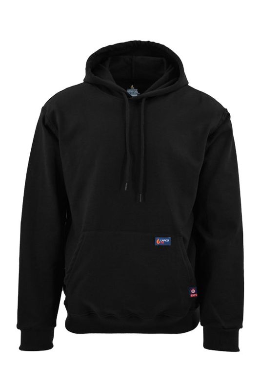 LAPCO FR Hoodie Sweatshirt | 95/5 Blend Fleece | Available in Black & Navy - Full Zip or Hoodie in Navy