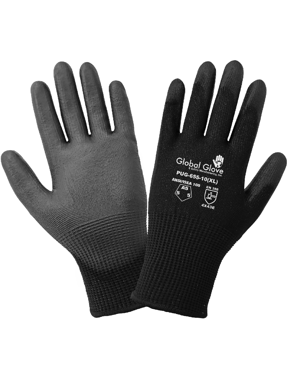 Global Gloves 13-Gauge Polyurethane Coated Cut A4, Puncture, Per Doz.