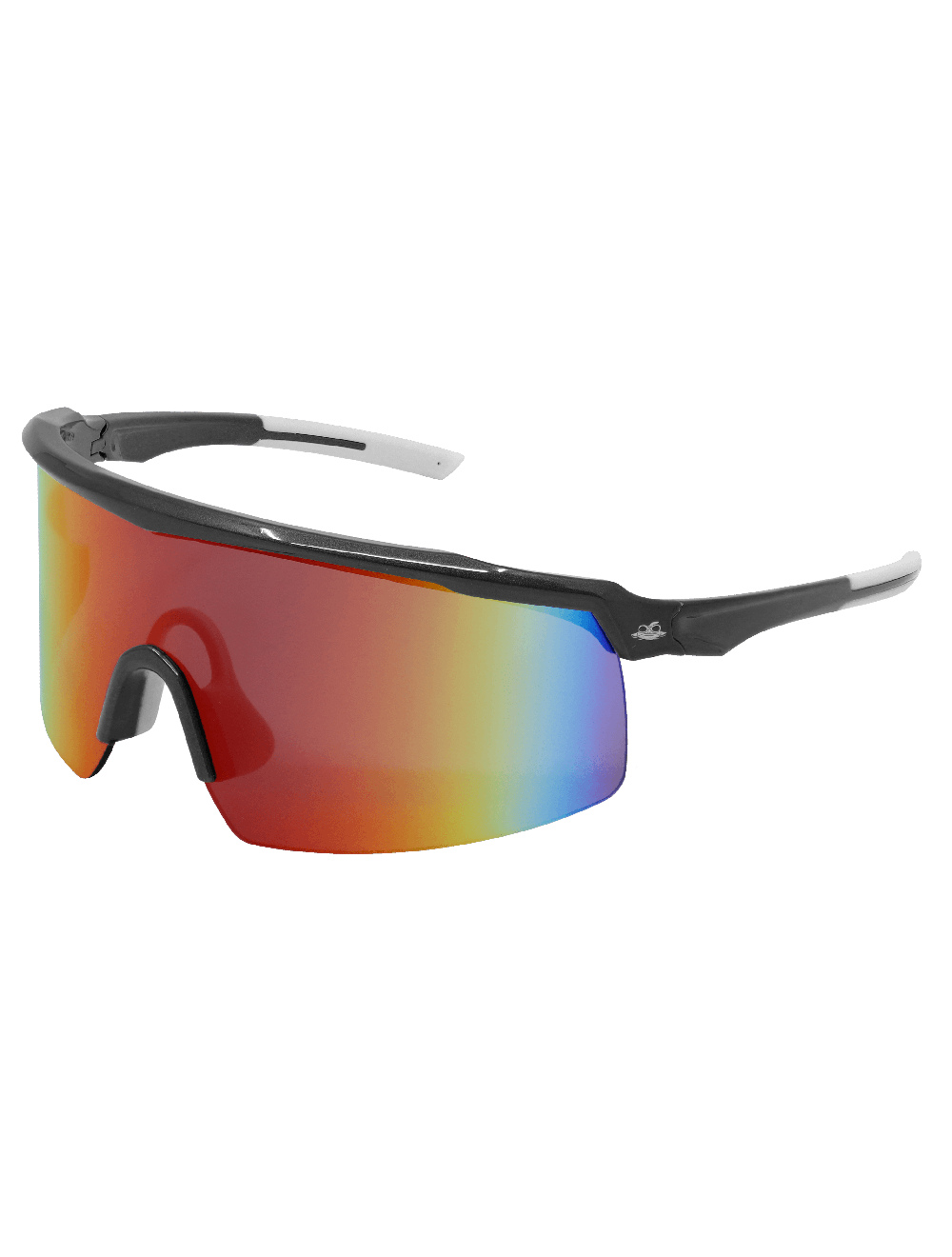Whipray™ Red Mirror Rainbow Anti-Fog, Shiny Gray Frame