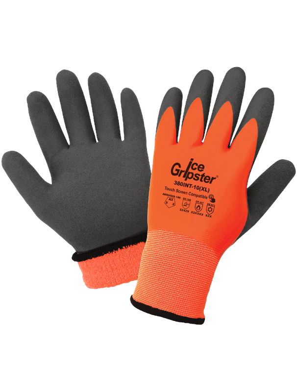 Ice Gripster® Cut A3, Abrasion 3, And Puncture 3 Double-Coated Cold Weather Gloves, Per Doz