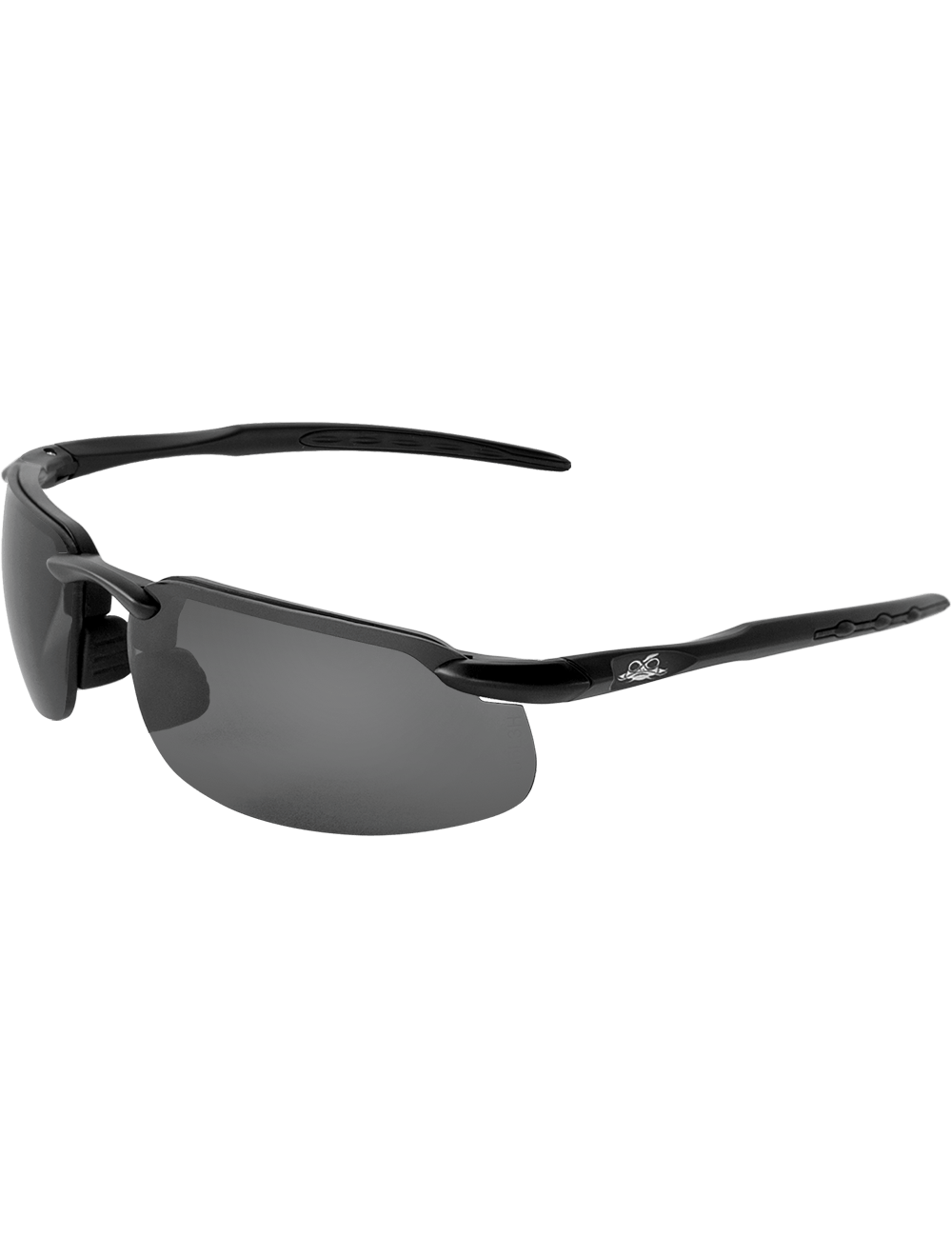 Swordfish® Smoke Anti-Fog Lens, Matte Black Frame