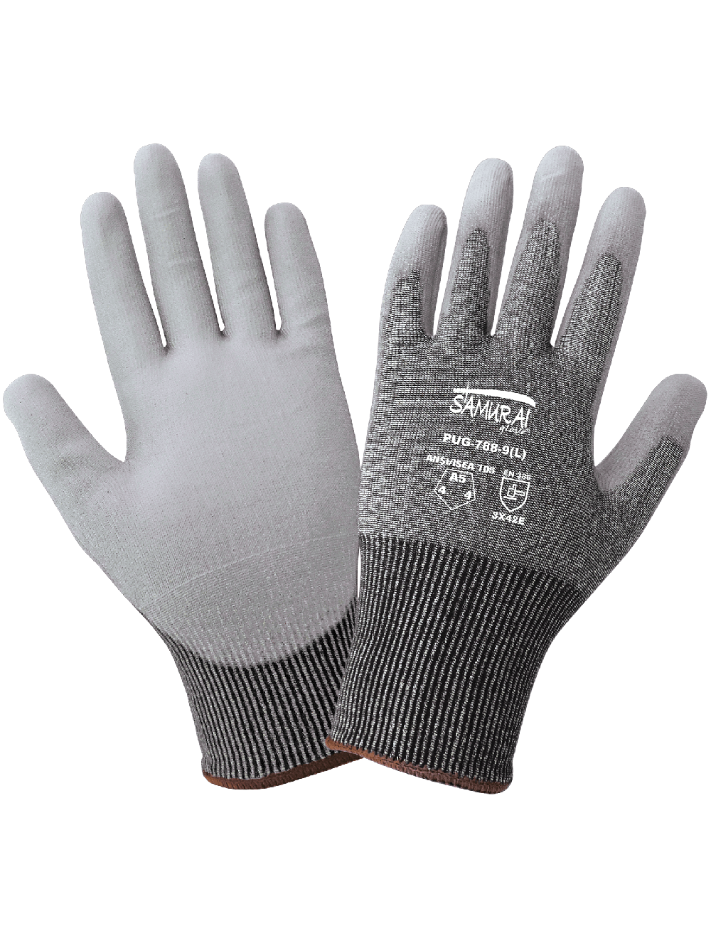 Samurai Glove® 18-Gauge, Polyurethane Palm, Cut A5, Puncture 4, Per Pair