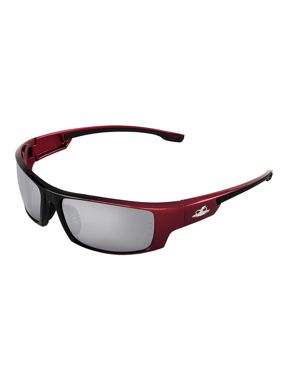 Dorado® Silver Mirror Lens, Red to Black Frame