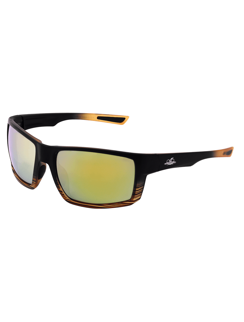 Sawfish™ Gold Mirror Performance Fog Technology Polarized Lens, Tortoise/Black Frame