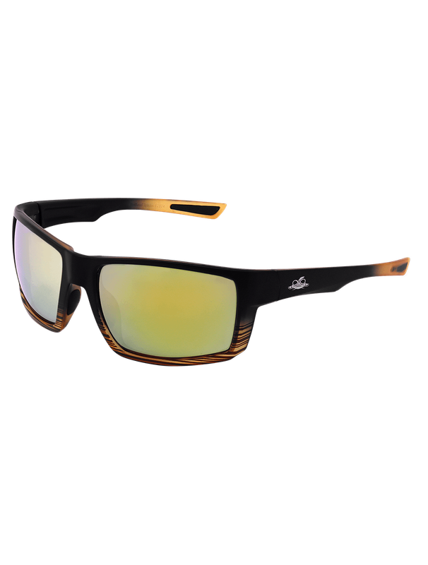 Sawfish™ Gold Mirror Performance Fog Technology Polarized Lens, Tortoise/Black Frame