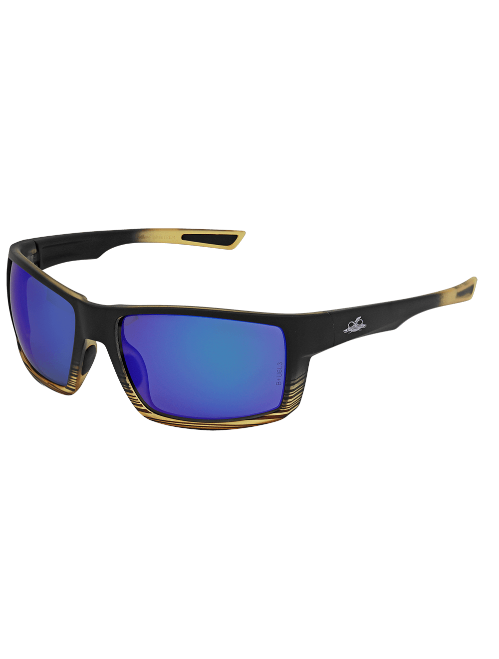 Sawfish™ Blue Mirror Performance Fog Technology Polarized Lens, Tortoise/Black Frame