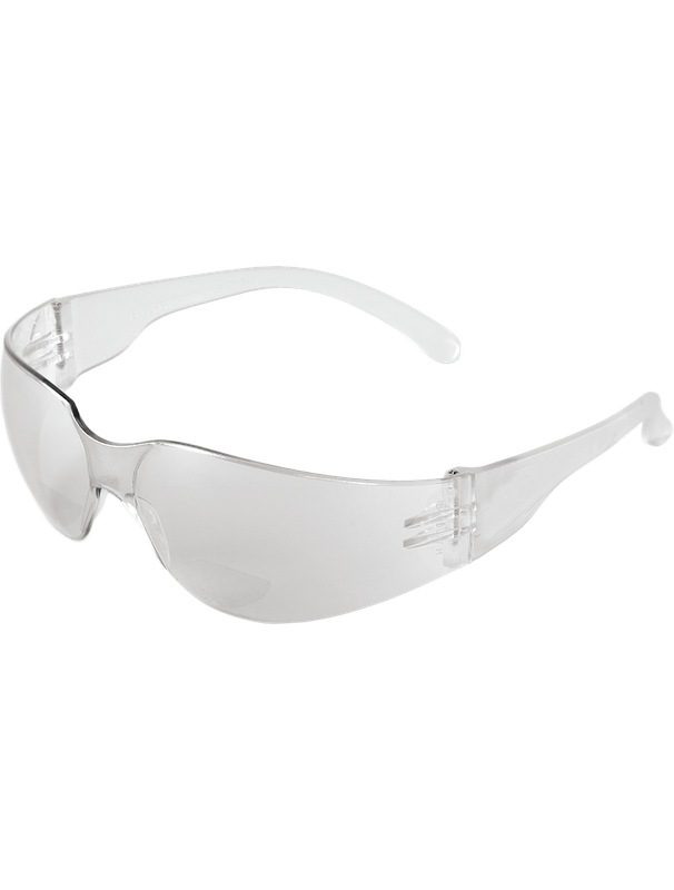 Torrent™ Clear 2.0 Diopter Bifocal Reader Style Lens, Frosted Clear Frame