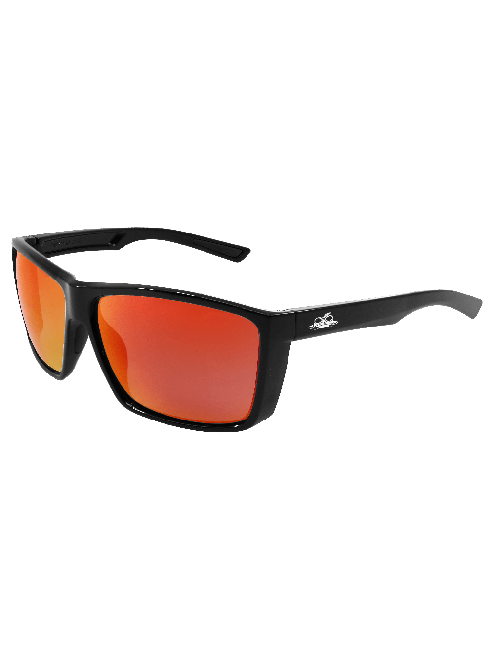 Lionfish™ Red Mirror PFT, Shiny Black Frame