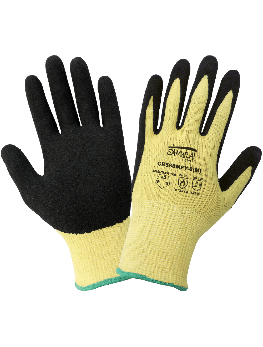 Samurai Glove - Cut Resistant (A3) Nitrile Palm-Dipped Gloves (Per Dozen)