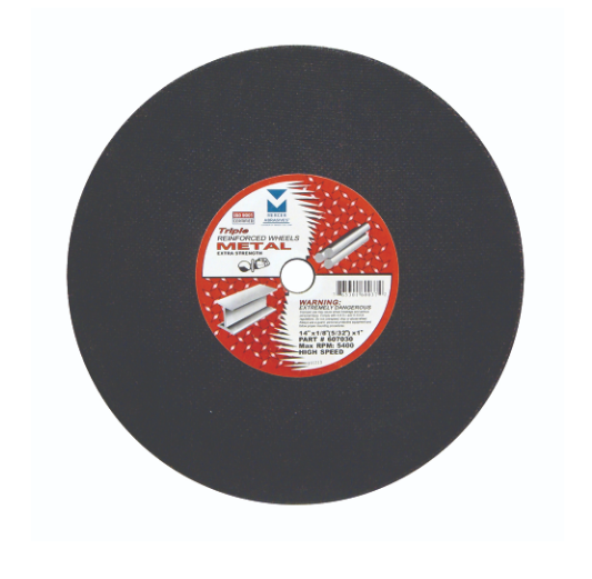 14"X1/8" X20mm Cut Off Wheel, Triple Reinforced