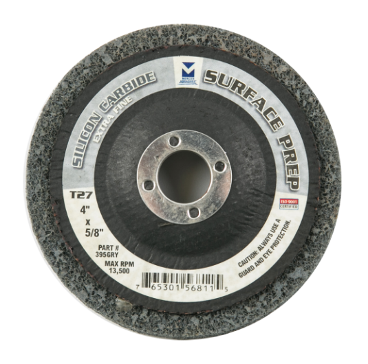4-1/2" X 5/8"-11 Type 27 Silicon Carbide Surface Preparation Wheels, 10/BX