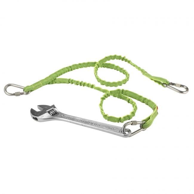 Squids 3311 Twin Leg Tool Lanyard - Stainless Triple Carabiners - 15lbs