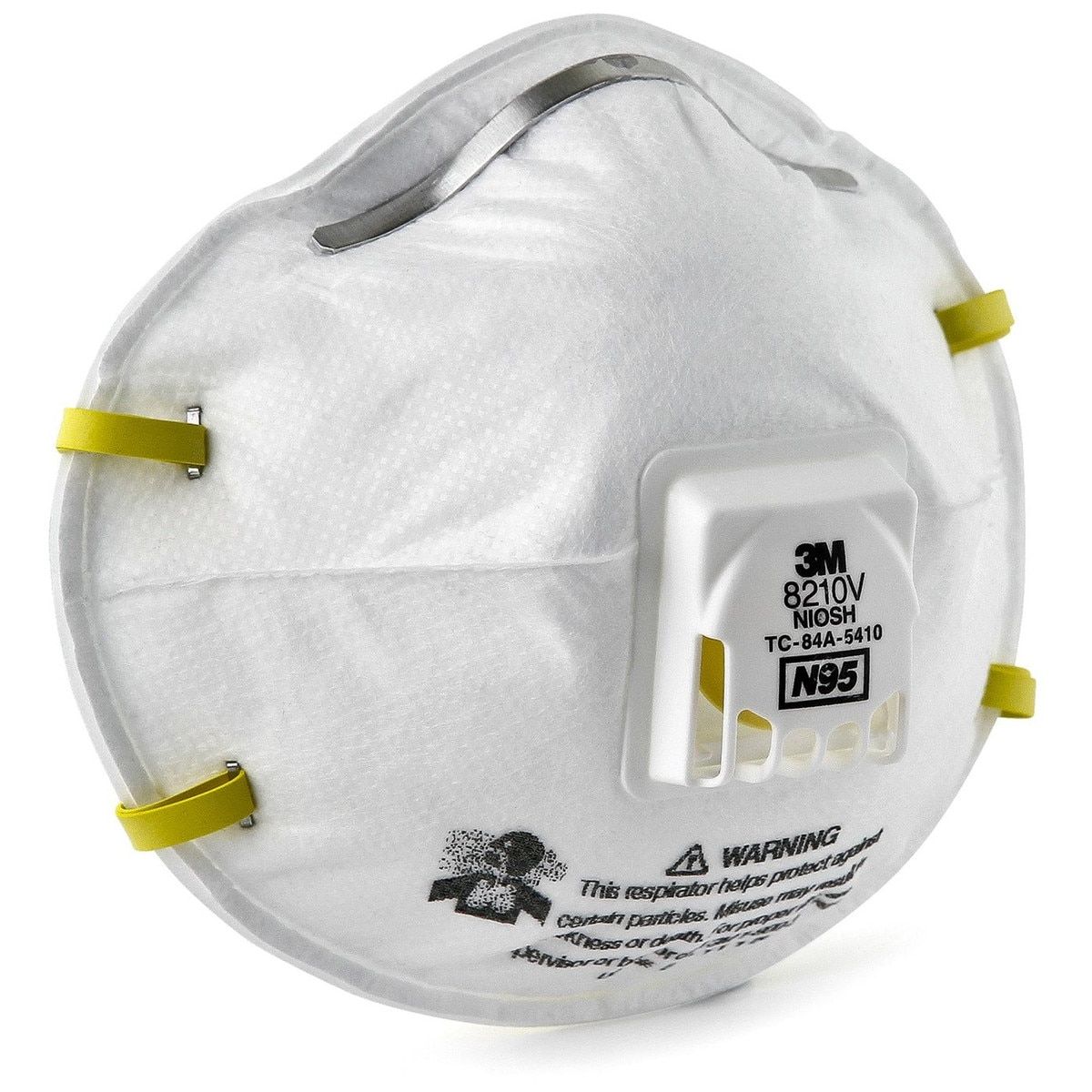 3M™ N95 Disposable Particulate Respirator w/Valve (Box of 10)