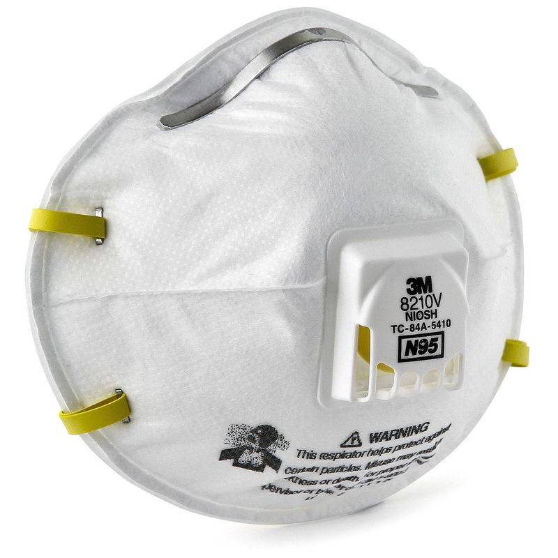 3M™ N95 Disposable Particulate Respirator w/Valve (Box of 10)