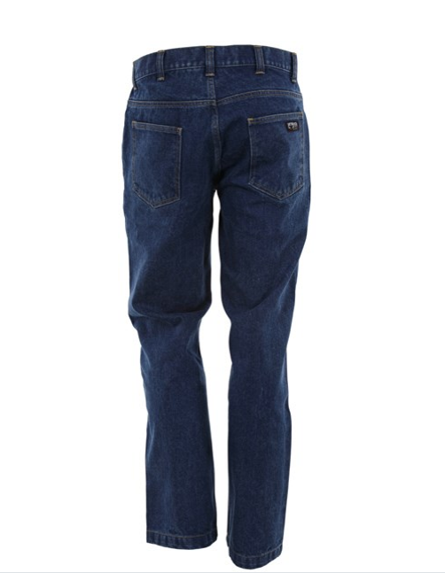 Flame Resistant Jeans, 100% Cotton, Denim Blue