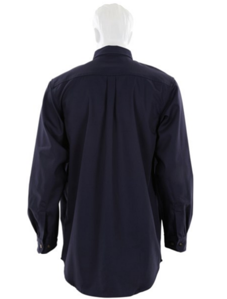 Work Shirt 6.5 oz FR Max Comfort 88% cotton 12% nylon. Navy Blue