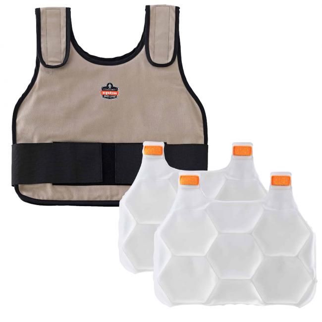 Chill-Its® 6230 Standard Phase Change Cooling Vests with Packs