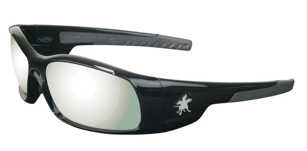Swagger® SR1, White Frame, Silver Mirror Lens