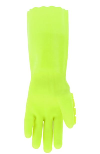 Ninja® Alchemy Cut A4, Impact 2, PVC Chemical Glove, Hi-Vis Yellow, 72/CS