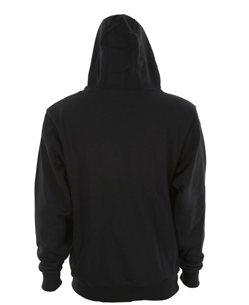 MCR FR Hoodie Pullover Sweatshirt, 100% Cotton Fleece Shell, BLACK