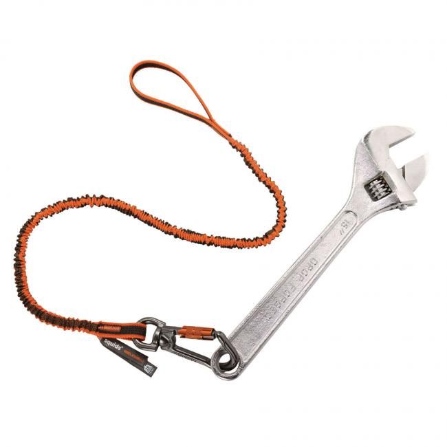 Squids 3109F(x) Tool Lanyard - Double-Locking Swivel Carabiner and Loop - 25lbs