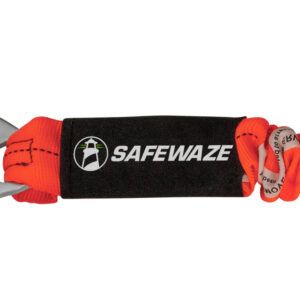 SafeWaze, Adjustable 4' to 6', Stretch Tubular Webbing, Single Leg Lanyard, Double Locking Snap Hooks on Both Ends