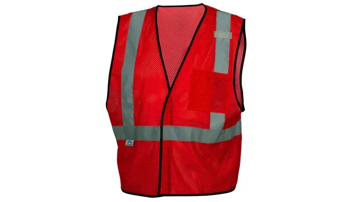 Pyramex Pink Vest-Enhanced Visibility w/Reflect Small/Med