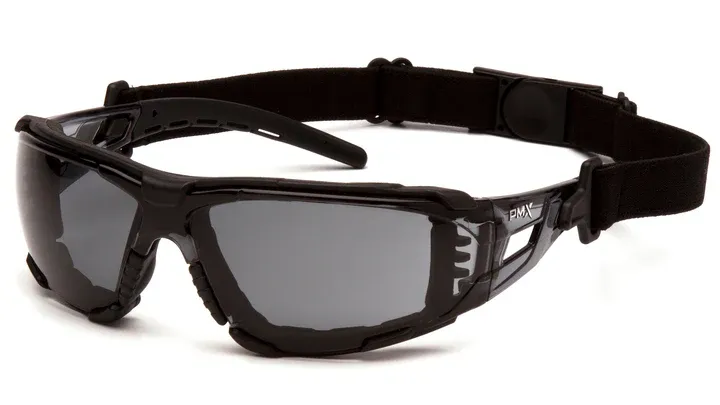 FYXATE, Gray H2MAX Anti-Fog Lens with Gray Temples, Spoggles, wI Strap