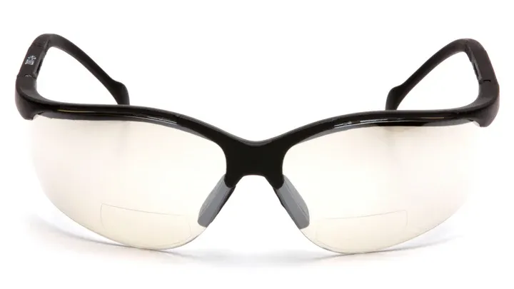Venture II Readers - Indoor/Outdoor Mirror +2.0 Lens with Black Frame