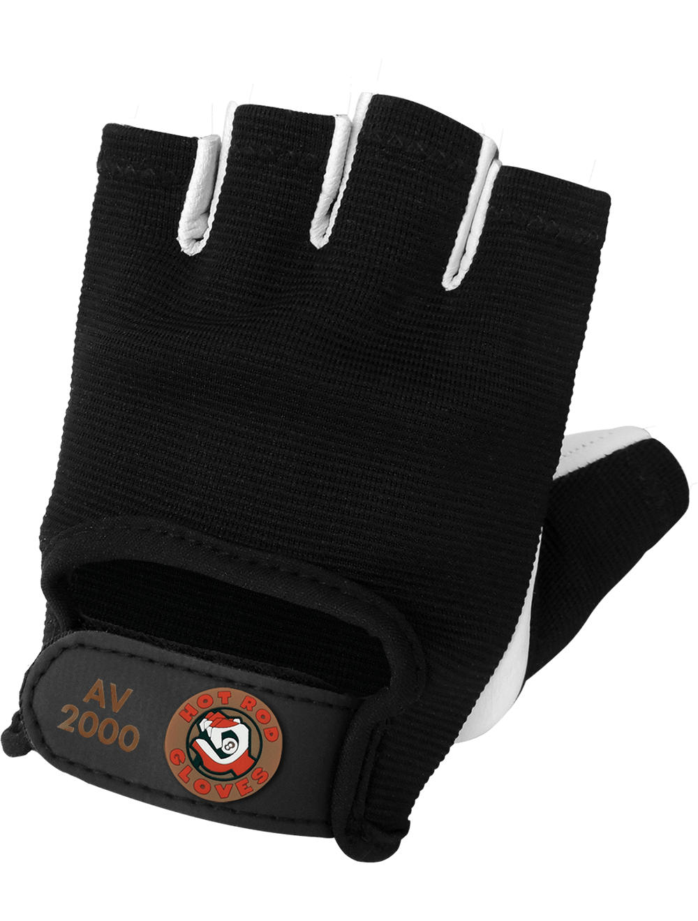 Fingerless Premium-Grade Grain Goatskin Palm Gloves, Anti-Shock/Vibration Palm (Per Pair)