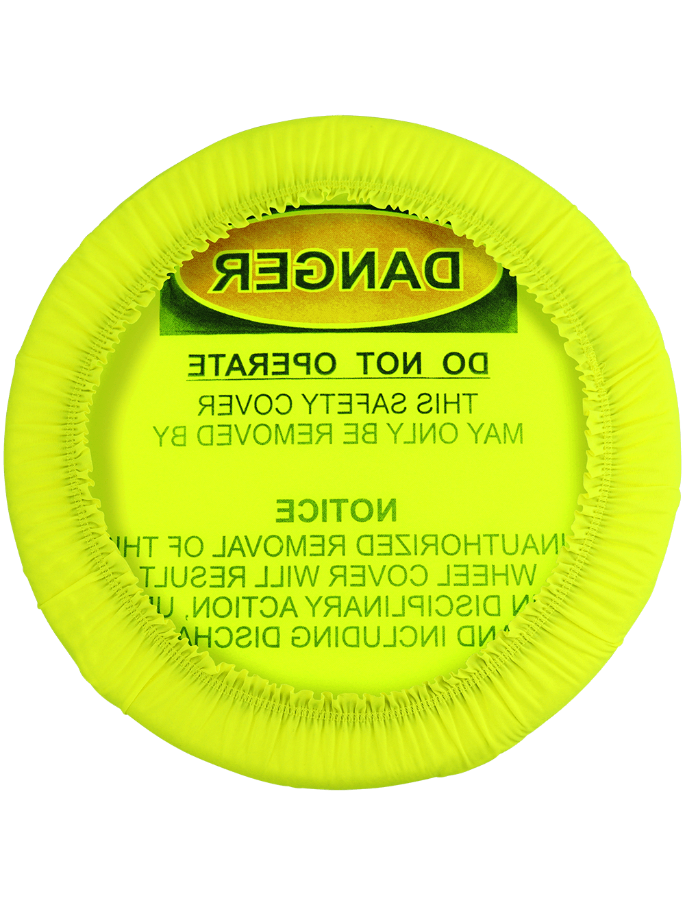 FrogWear® HV High-Visibility Yellow/Green Steering Wheel Lockout Cover