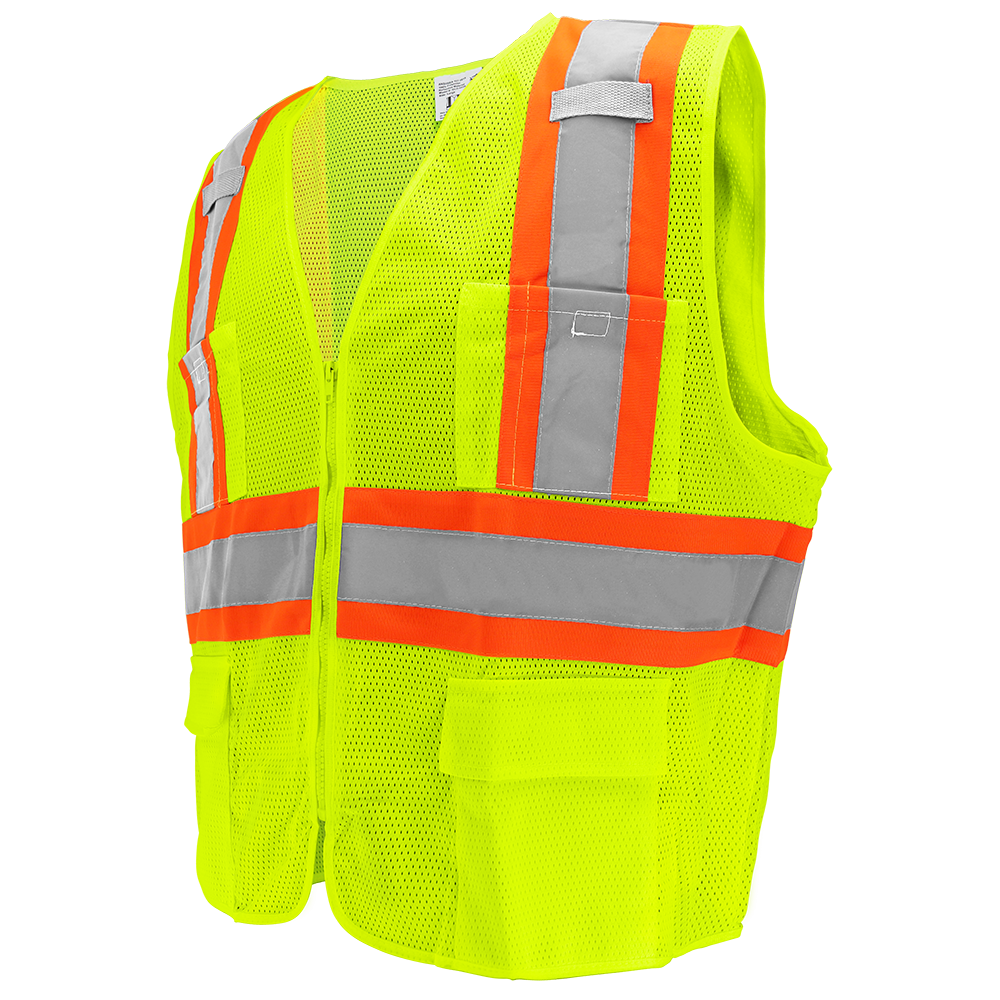 FrogWear® HV - Lightweight Mesh Surveyor's Safety Vest Class 2