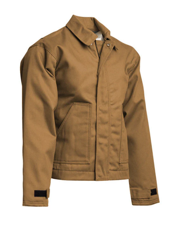 LAPCO FR Insulated Jacket, 12 oz. FR Quilted Lining, Khaki