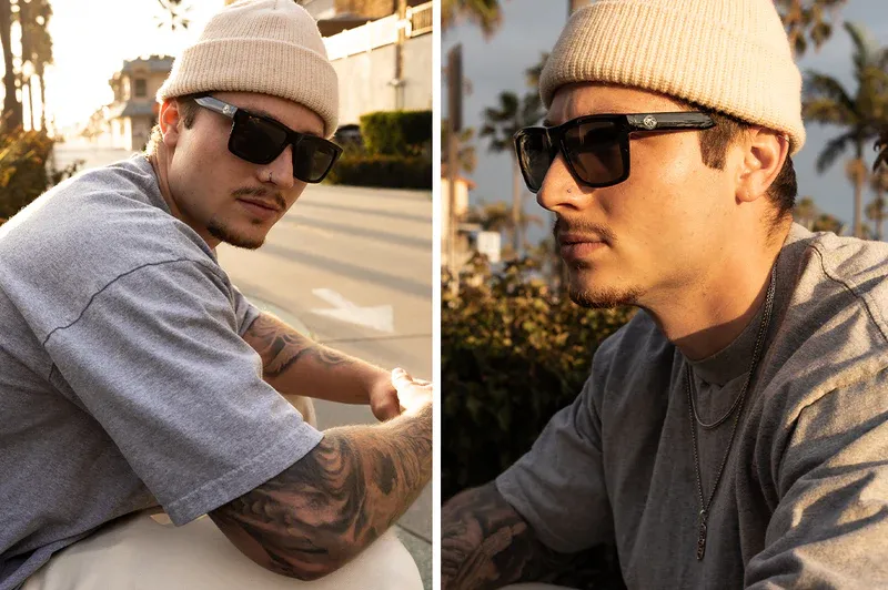 USA Vise Polarized Black/Gold Emblem