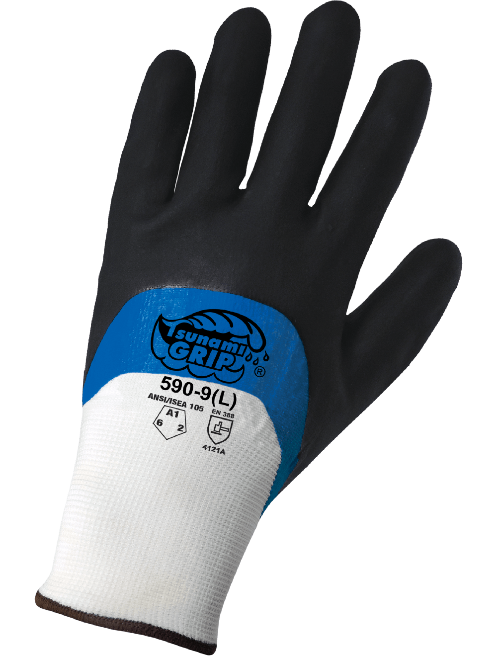 Tsunami Grip - Double-Dipped Nitrile Coated Gloves (Per Dozen)