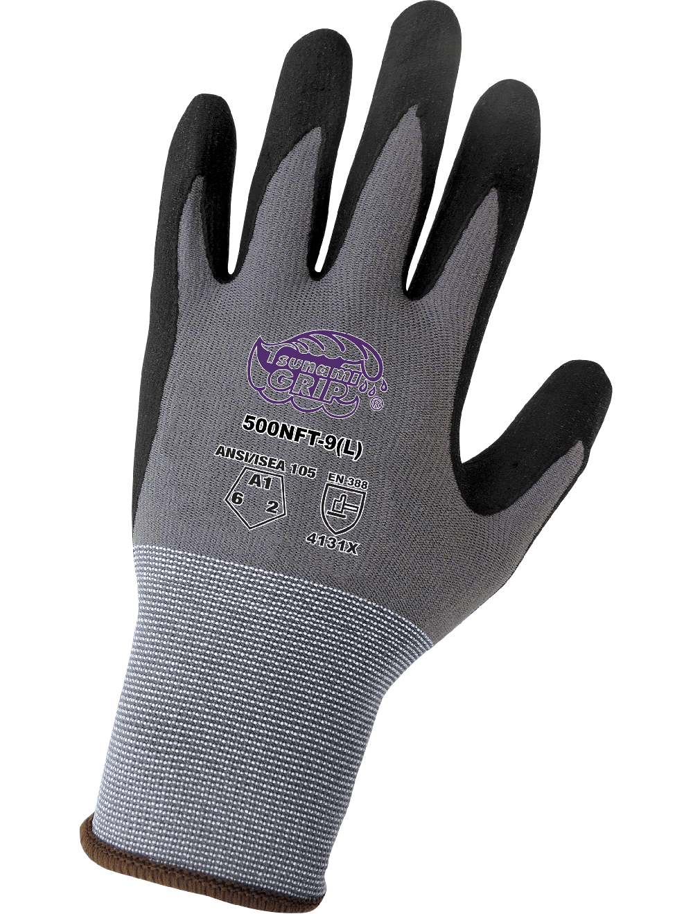 Tsunami Grip - Nitrile Foam Palm, Per Doz