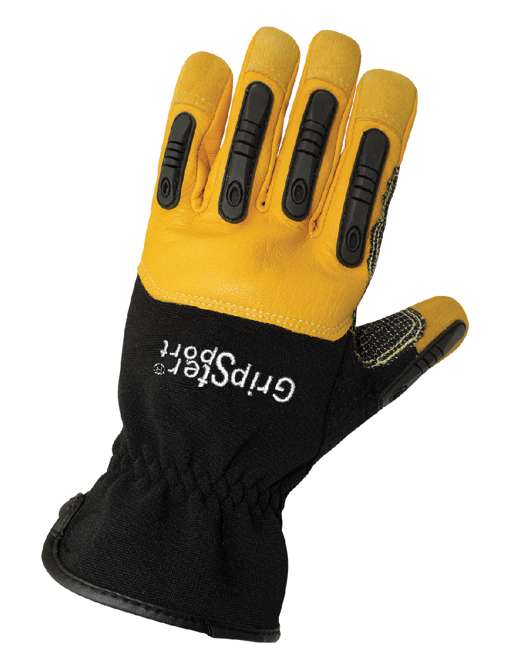 Gripster® Deerskin Leather Palm Mechanics Gloves with TPU Impact Protection